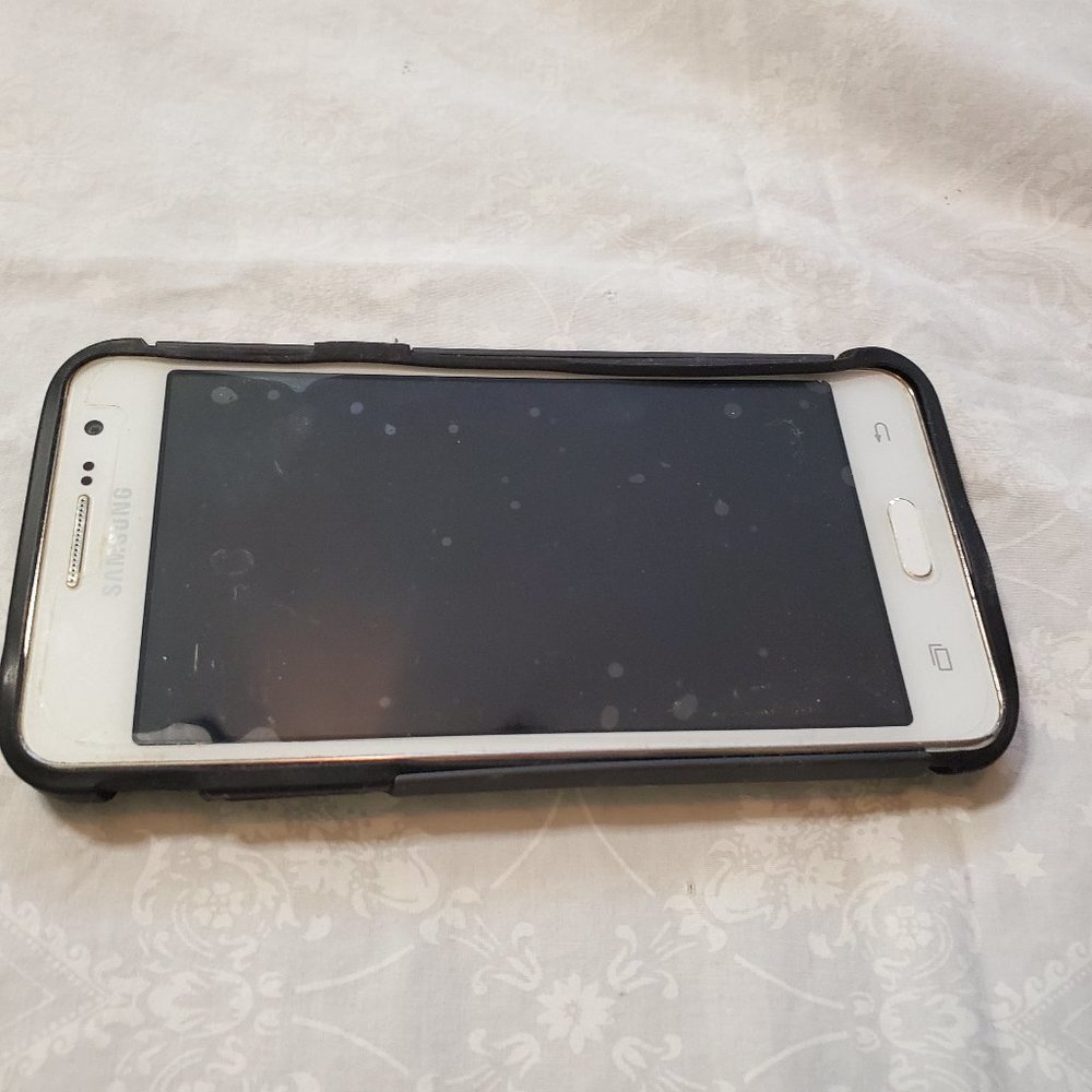 Samsung Galaxy Grand Prime Smartphone Phone - Cricket - White